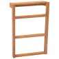 vidaXL Portasciugamani 2 pz Legno Massello di Teak vidaXL Portasciugamani 2 pz Legno Massello di Teak