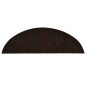 vidaXL Tappetini Adesivi per Scale 5 pz Marroni 56x17x3 cm Agugliati vidaXL Tappetini Adesivi per Scale 5 pz Marroni 56x17x3 cm Agugliati