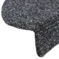 vidaXL Tappetini Scale Adesivi 5 pz 65x21x4 cm Grigio Scuro Agugliati