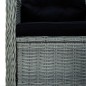 vidaXL Set Mobili da Pranzo per Giardino 5 pz Grigio Chiaro vidaXL Set Mobili da Pranzo per Giardino 5 pz Grigio Chiaro