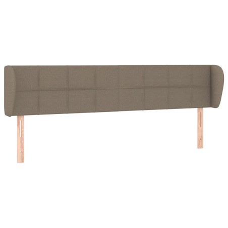 vidaXL Testiera ad Orecchio Tortora 183x23x78/88 cm in Tessuto