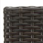 vidaXL Set Bar da Giardino 5 pz Marrone vidaXL Set Bar da Giardino 5 pz Marrone