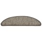 vidaXL Tappeti Autoadesivi Scale Aspetto Sisal 15pz 56x17x3cm Argento vidaXL Tappeti Autoadesivi Scale Aspetto Sisal 15pz 56x17x3cm Argento
