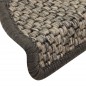 vidaXL Tappeti Autoadesivi Scale Aspetto Sisal 15pz 56x17x3cm Argento vidaXL Tappeti Autoadesivi Scale Aspetto Sisal 15pz 56x17x3cm Argento