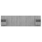 Testiera Letto con Comodini in Legno Multistrato Grigio Sonoma Testiera Letto con Comodini in Legno Multistrato Grigio Sonoma