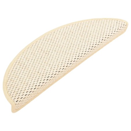 vidaXL Tappeti Autoadesivi Scale Aspetto Sisal 15pz 56x17x3 cm Berbero