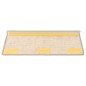 vidaXL Tappeti Autoadesivi Scale Aspetto Sisal 15 pz 65x21x4cm Argento vidaXL Tappeti Autoadesivi Scale Aspetto Sisal 15 pz 65x21x4cm Argento
