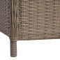 vidaXL Set Mobili da Pranzo per Giardino 9 pz Marrone vidaXL Set Mobili da Pranzo per Giardino 9 pz Marrone