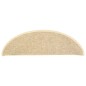 vidaXL Tappeti Adesivi per Scale 15 pz 56x17x3 cm Beige Chiaro vidaXL Tappeti Adesivi per Scale 15 pz 56x17x3 cm Beige Chiaro