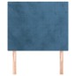 Testiera 2 pz Blu scuro 90x5x78/88 cm in Velluto Testiera 2 pz Blu scuro 90x5x78/88 cm in Velluto