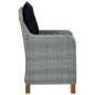 vidaXL Set da Pranzo da Giardino 9 pz Grigio Chiaro vidaXL Set da Pranzo da Giardino 9 pz Grigio Chiaro