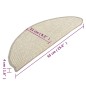 vidaXL Tappetini Autoadesivi per Scale 15 pz Argento 65x21x4 cm vidaXL Tappetini Autoadesivi per Scale 15 pz Argento 65x21x4 cm