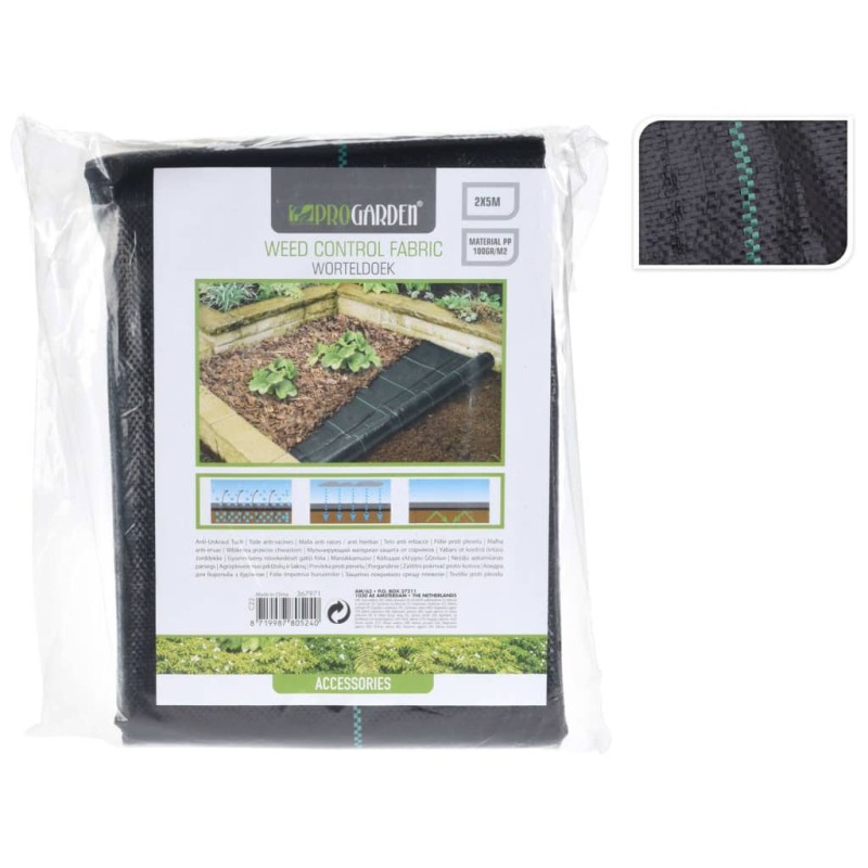 ProGarden Telo Pacciamatura 2x5 m Nero ProGarden Telo Pacciamatura 2x5 m Nero