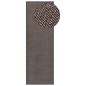 vidaXL Zerbino Trapuntato 60x180 cm Marrone Scuro vidaXL Zerbino Trapuntato 60x180 cm Marrone Scuro