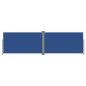 Tenda da Sole Laterale Retrattile Blu 180x600 cm Tenda da Sole Laterale Retrattile Blu 180x600 cm