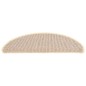 vidaXL Tappetini per Scale 15 pz Bianchi e Marroni 56x17x3 cm vidaXL Tappetini per Scale 15 pz Bianchi e Marroni 56x17x3 cm