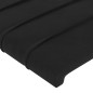 vidaXL Testiera ad Orecchio Nera 83 x 23 x 78/88 cm in Velluto vidaXL Testiera ad Orecchio Nera 83 x 23 x 78/88 cm in Velluto