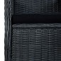 vidaXL Set Mobili da Pranzo per Giardino 7 pz Grigio Scuro