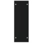 vidaXL Porta Legna Nero 80x35x100 cm in Vetro Temperato vidaXL Porta Legna Nero 80x35x100 cm in Vetro Temperato
