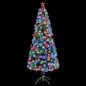 vidaXL Albero Natale Artificiale LED Bianco e Blu 180 cm Fibra Ottica vidaXL Albero Natale Artificiale LED Bianco e Blu 180 cm Fibra Ottica
