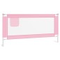 vidaXL Sponda Letto di Sicurezza per Bambini Rosa 180x25 cm in Tessuto vidaXL Sponda Letto di Sicurezza per Bambini Rosa 180x25 cm in Tessuto