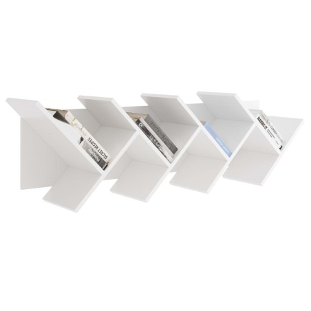FMD Mensola a Muro Design Geometrico Bianca