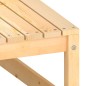 vidaXL Poggiapiedi da Giardino 42x35x45 cm in Legno Massello di Pino vidaXL Poggiapiedi da Giardino 42x35x45 cm in Legno Massello di Pino
