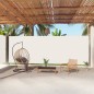 Tenda da Sole Laterale Retrattile Crema 220x1000 cm Tenda da Sole Laterale Retrattile Crema 220x1000 cm
