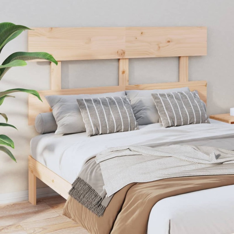 Testiera per Letto 164x3x81 cm in Legno Massello di Pino Testiera per Letto 164x3x81 cm in Legno Massello di Pino