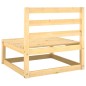 vidaXL Set Divani da Giardino 3 pz in Legno Massello di Pino vidaXL Set Divani da Giardino 3 pz in Legno Massello di Pino