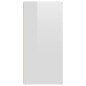 vidaXL Credenza Bianco Lucido 80x36x75 cm in Truciolato vidaXL Credenza Bianco Lucido 80x36x75 cm in Truciolato