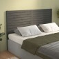 Testiera per Letto Grigia 146x4x100cm in Legno Massello di Pino Testiera per Letto Grigia 146x4x100cm in Legno Massello di Pino