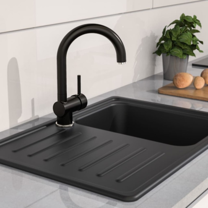 EISL Miscelatore per Lavandino FUTURA Nero Cromato EISL Miscelatore per Lavandino FUTURA Nero Cromato