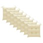 vidaXL Sedie da Giardino Pieghevoli 8 pz con Cuscini Massello Acacia vidaXL Sedie da Giardino Pieghevoli 8 pz con Cuscini Massello Acacia
