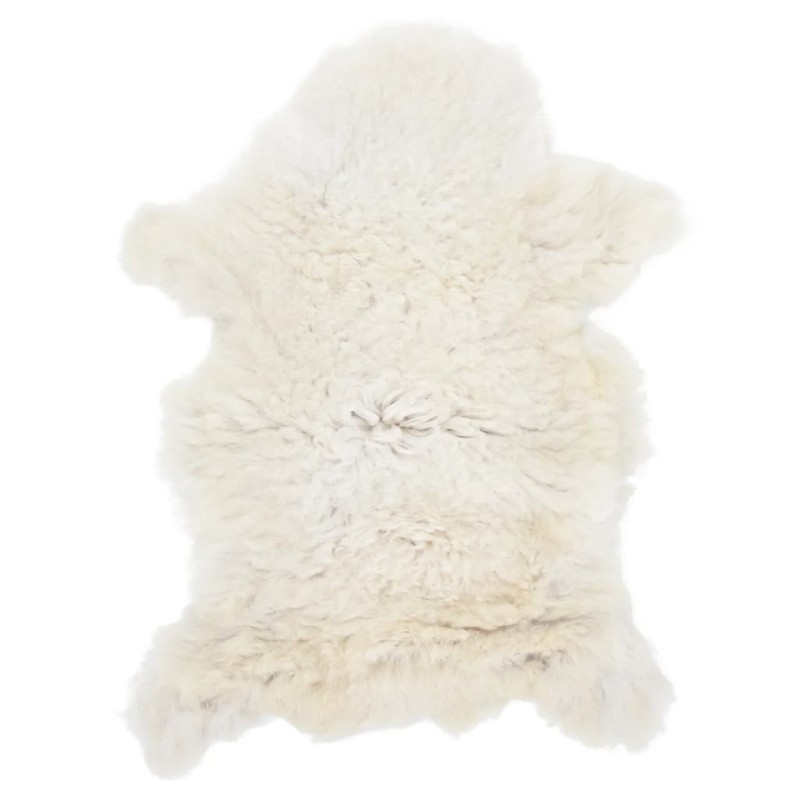 vidaXL Pelle di Montone Crema 70x100 cm vidaXL Pelle di Montone Crema 70x100 cm