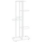 vidaXL Piedistallo per Piante a 5 Piani 43x22x98 cm in Metallo Bianco vidaXL Piedistallo per Piante a 5 Piani 43x22x98 cm in Metallo Bianco