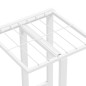 vidaXL Piedistallo per Piante a 5 Piani 43x22x98 cm in Metallo Bianco vidaXL Piedistallo per Piante a 5 Piani 43x22x98 cm in Metallo Bianco