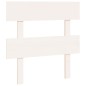 Testiera per Letto Bianca 93,5x3x81cm in Legno Massello di Pino Testiera per Letto Bianca 93,5x3x81cm in Legno Massello di Pino