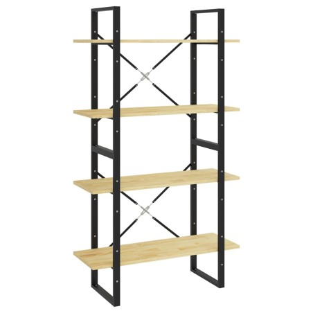 vidaXL Libreria a 4 Ripiani 80x30x140 cm in Massello di Pino