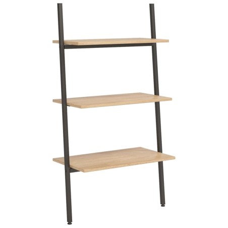 vidaXL Scaffale Pendente a 3 Livelli Marrone Chiaro e Nero 64x34x116cm