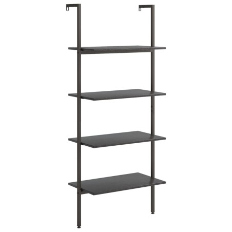 vidaXL Scaffale Pendente a 4 Livelli Nero 64x35x152,5 cm