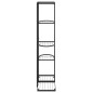 vidaXL Piedistallo per Piante a 5 Piani 43x22x98 cm in Metallo Nero vidaXL Piedistallo per Piante a 5 Piani 43x22x98 cm in Metallo Nero
