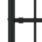vidaXL Recinzione da Giardino con Punta a Lancia Nera 222cm Acciaio vidaXL Recinzione da Giardino con Punta a Lancia Nera 222cm Acciaio