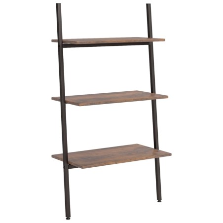 vidaXL Scaffale Pendente a 3 Livelli Marrone Scuro e Nero 64x34x116cm