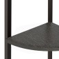 vidaXL Scaffale Angolare a 3 Livelli Nero 45,5x31,5x120 cm vidaXL Scaffale Angolare a 3 Livelli Nero 45,5x31,5x120 cm