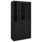 vidaXL Armadio Ufficio Anta Scorrevole Antracite 90x40x180 cm Acciaio