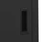 vidaXL Armadio Ufficio Anta Scorrevole Antracite 90x40x180 cm Acciaio