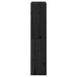 vidaXL Libreria/Divisorio Nero 60x30x135,5 cm Legno Massello di Pino vidaXL Libreria/Divisorio Nero 60x30x135,5 cm Legno Massello di Pino