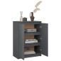vidaXL Credenza Grigia 60x36x84 cm in Legno Massello di Pino vidaXL Credenza Grigia 60x36x84 cm in Legno Massello di Pino