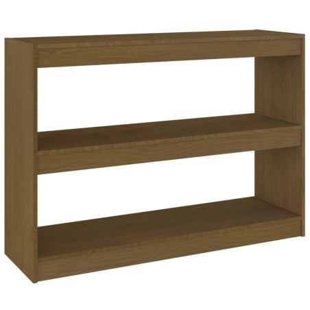 vidaXL Libreria/Divisorio Marrone Miele 100x30x71,5 cm Legno di Pino